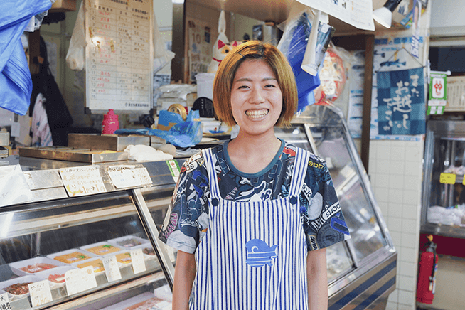 笑顔が素敵な、娘の美咲さん