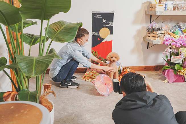 シャンプーやカット後に撮影を行うサービスが人気